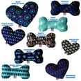 thumbnail image 2 of Pet and Dog Plush Heart or Bone Toy, "Hanukkah Group" (Available in different sizes, and 8 different pattern options!), 2 of 10