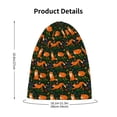 thumbnail image 4 of Rateoe Cute Little Foxes Kids Beanie Warm Knit Beanie Hats Boys Girls Winter Hat Soft Slouchy Hats for Kids, 4 of 7