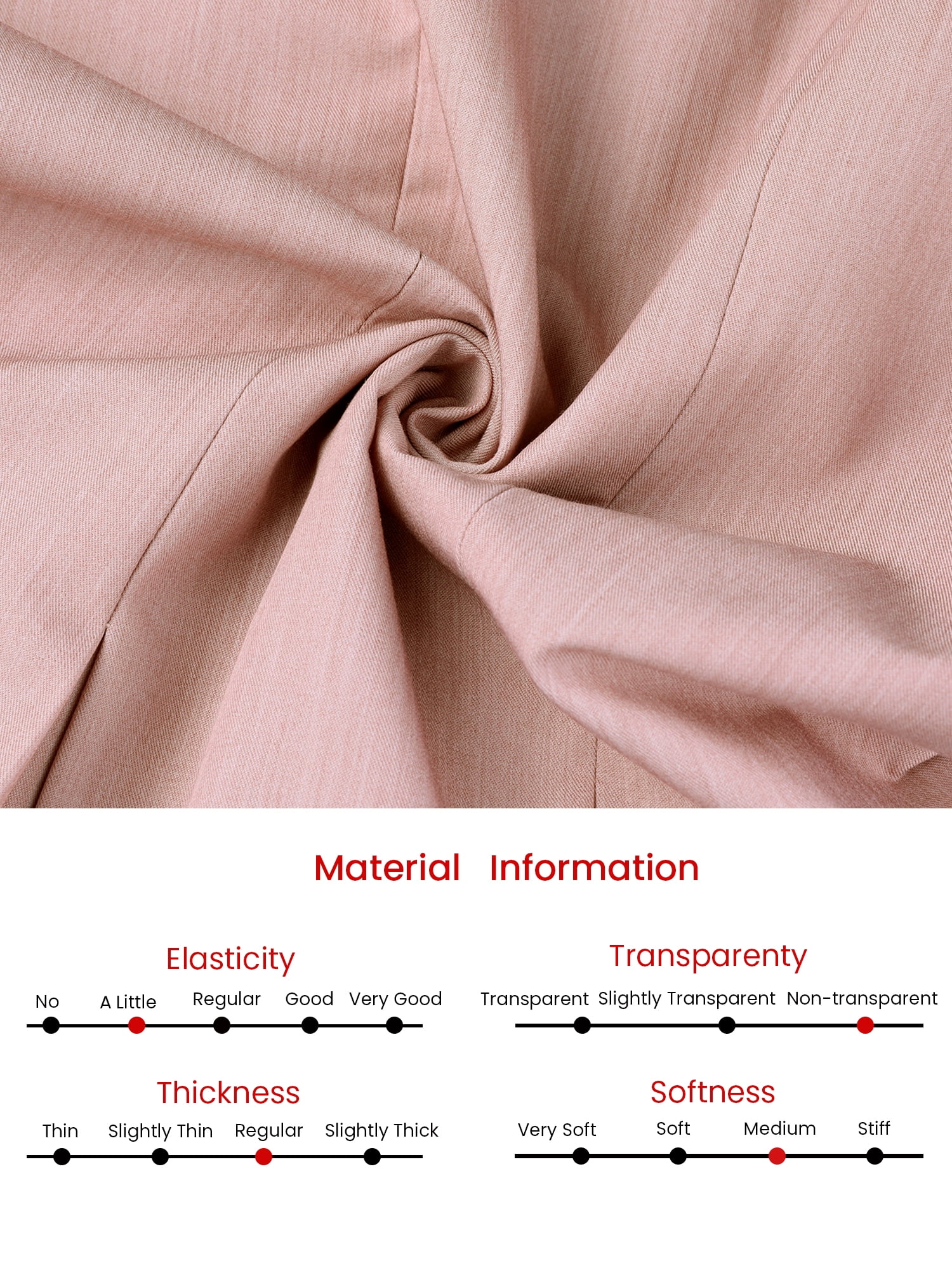 DARING DIVA Women's Elegant Knee Length Fishtail Pencil Skirt M Pink