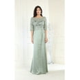 thumbnail image 3 of May Queen MQ1969 Womens Embroidered Mother Of The Bride Dress, 3 of 7