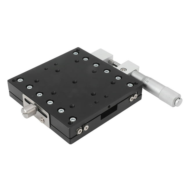 Mesa deslizante de ajuste fino, etapa deslizante de ejes X Aleación de aluminio Etapa deslizante X Etapa deslizante de ejes X Parte superior de la línea