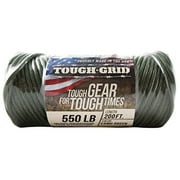 TOUGH-GRID 550lb Camo Green Paracord/Parachute Cord - 100% Nylon Mil-Spec Type III Paracord Used by The US Military, Great for Bracelets and Lanyards, 50Ft. - Camo Green