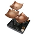 thumbnail image 1 of Desktop Rock Flowing Water Landscape, Tabletop Water Fountain LED Yellow Light Circulating Water USB Beautiful  for Office, 1 of 7