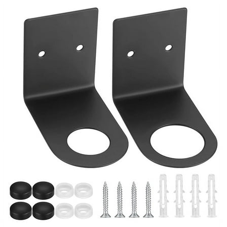 2 Pcs Soap Bottle Dispenser Holders, Wall Mounted Soap Pump Bottles Dispenser Stands, Stainless Ste