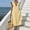 *Yellow, variant on ClodeEU Women's V Neck Ruffle Sleeve Midi Dress,Casual A Line Loose Sundress with Pockets Green,Women's Plus L