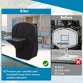 Pool Basketball Equipment Cover with a Projecting Hoop Section, Side ...