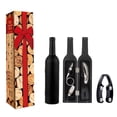 thumbnail image 2 of Ensemble de Vin en Bouteille Abs Tire-Bouchon Cadeau de Banquet de Vacances Ensemble de Cinq, 2 of 2