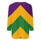 thumbnail image 4 of RKSTN Mardi Gras 3/4 Sleeve T Shirts for Women Top Oversized Crewneck Carnival Mask Print 3/4 Length Sleeve Shirt Womens Casual Round Neck Mask Tuesday Carnival Party Three Quarter Sleeve Tee Shirt, 4 of 5