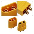 thumbnail image 1 of Conectores Enchufe 1/10/20 piezas conectores de bala enchufes bala macho hembra chapada en oro para Quadcopter Likrtyny libre de BPA, 1 of 7