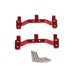 thumbnail image 1 of Tholdsy 2 piezas Servos de dirección Asiento Cambio directo Instalación práctica Diseño único Pragmatic RC Modelo Estabilidad Reemplazo para D90 Kits de construcción modelo Rojo Tholdsy  FN001319-03, 1 of 6