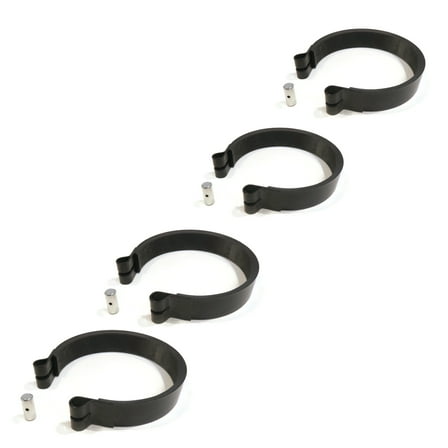 The ROP Shop (Pack of 4) 4" Brake Bands for Prime Line & Napa 7-06049 & Edgewater 49305