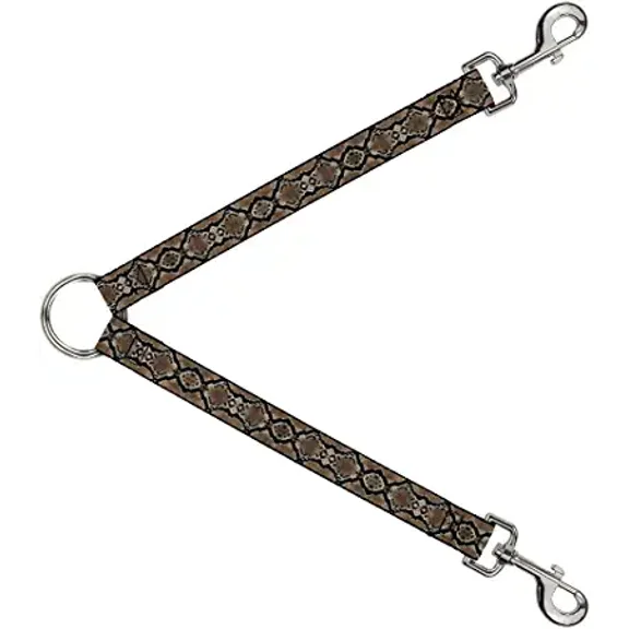 Buckle-Down Dog Leash Splitter Snake Skin 1 1 Foot Long 1 Inch Wide