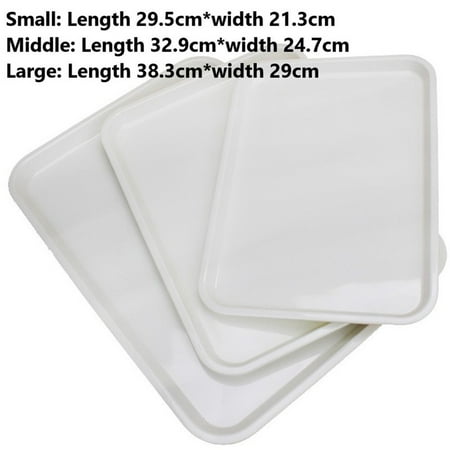 

Rectangular Serving Tray Anti Slip Scratch Resistant Plastic Food Serving Tray