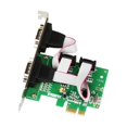 thumbnail image 2 of 5X PCI Express 2 Puertos Serial RS232 Com Db9 Tarjeta Controladora PCI-E 1.0 x 1 Chip WCH382 con Soporte de Perfil Bajo, 2 of 7