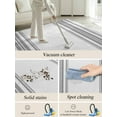 thumbnail image 5 of Colorful Stripes Area Rug for Bedroom 2.7x5 Ft Grey Wood Texture White Super Soft fuzzy Throw Rug Non-Slip Fluffy Plush Indoor Floor Carpet for Living Room Nursery Home Decor, 5 of 8
