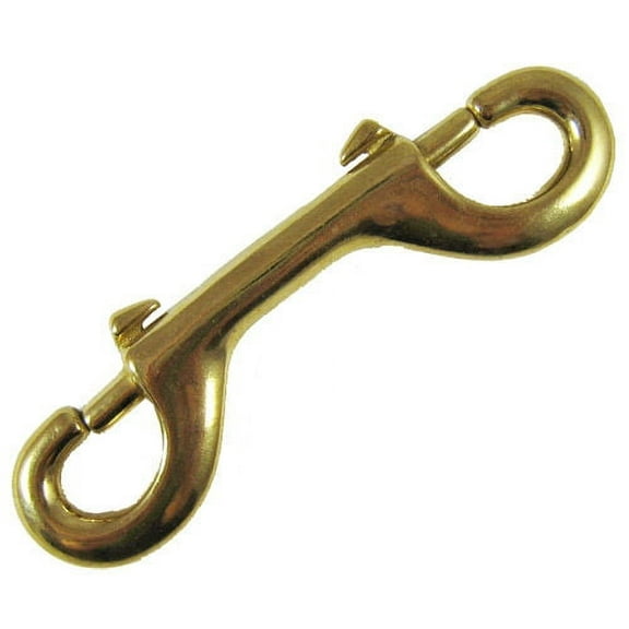 Scuba Dive 4" Brass Clip Double Ended Snap Bolt