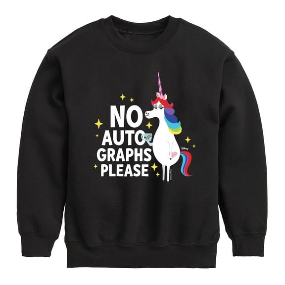 Inside Out - No Autographs Please - Toddler And Youth Crewneck Fleece Sweatshirt