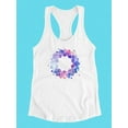 thumbnail image 3 of Geometric Mandala Flower. Tank Women -Image by Shutterstock, Female Medium, 3 of 4