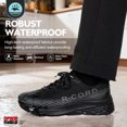 thumbnail image 4 of R CORD Non Slip Work Shoes for Women in Food Service - Waterproof Sneakers for Restaurant Chefs and Nurses - Comfortable Breathable Standing All Day Long Zapatos Antideslizantes para Mujer Black 6, 4 of 6