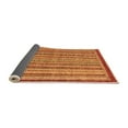 thumbnail image 2 of Ahgly Company Indoor Round Oriental Orange Modern Area Rugs, 4' Round, 2 of 4
