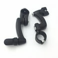 thumbnail image 6 of HTT-MOTOR Black Peg Mounting Kit Lightning Style Foot Peg For Bike Equipped with 1-1/4 inch (1.25") Front Engine Guard Frame Tube Iron 883 XL883N Electra Glide Ultra Road King FLHR, 6 of 6