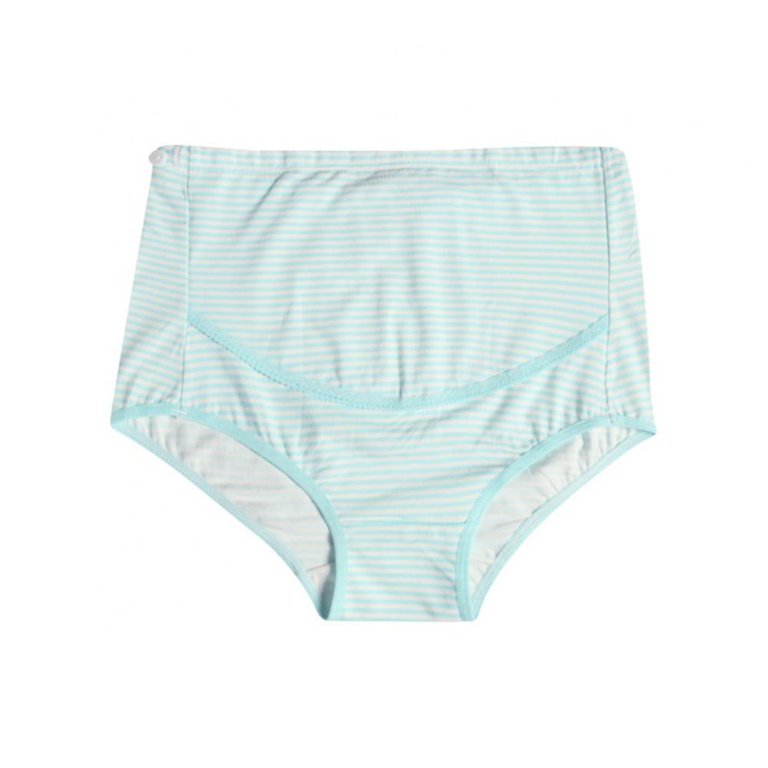 Maternity Over Belly Support Panties, Sky Blue