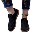 thumbnail image 5 of YOUYEDIAN Sneakers for Women Retro Versatile Round Toe Non Slip Flats Strap Design Sport Outdoor Walking Shoes, 5 of 5
