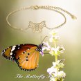 thumbnail image 5 of 14k Yellow Gold Filigree Butterfly Jewelry for Women, Fine Celtic Knot Gifts for Her (Butterfly Bracelet), 5 of 6