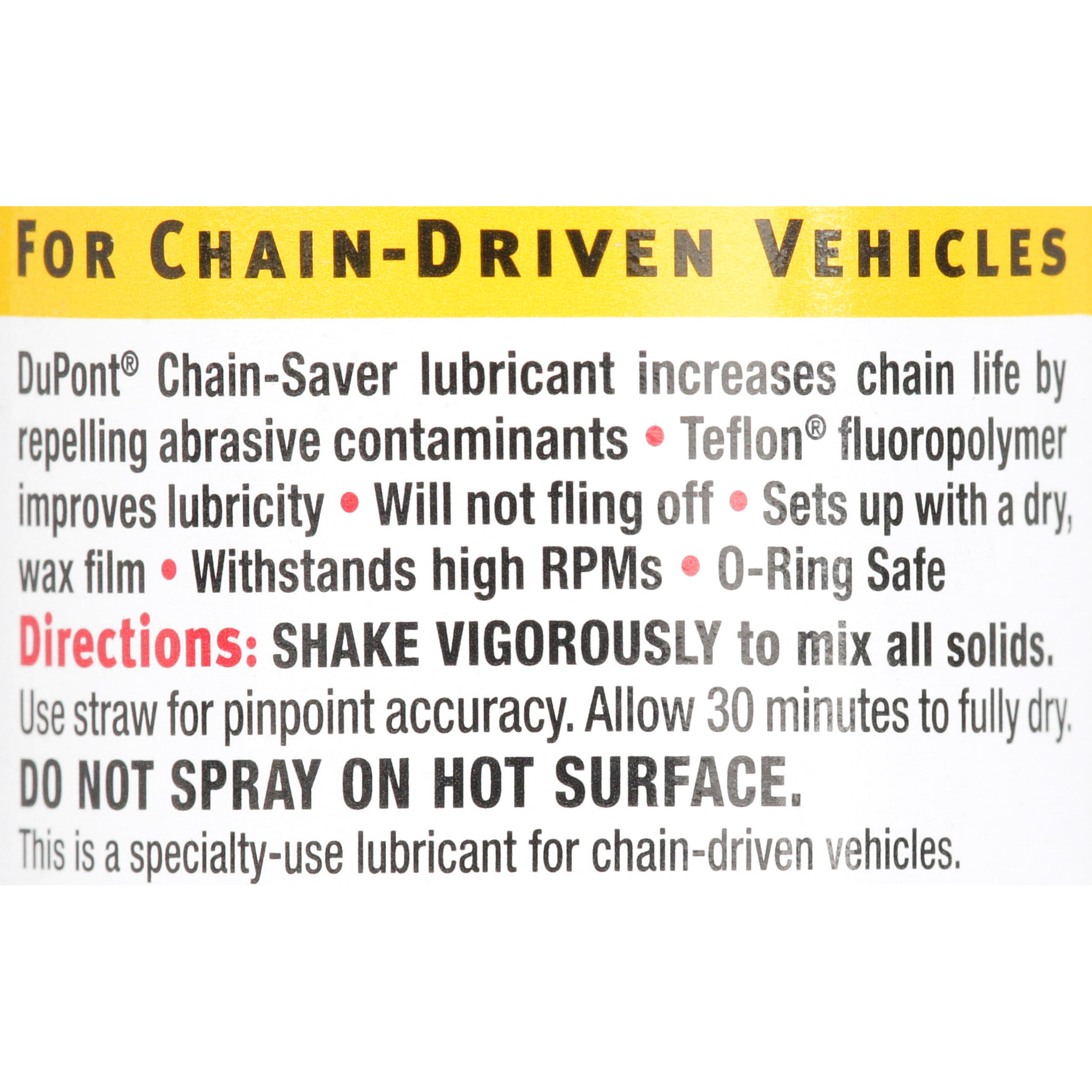 Dupont Teflon Chain-Saver Lubricant - 11 oz.