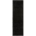 thumbnail image 3 of Well Woven Elle Basics Emerson Modern Textured Black 2'3" x 7'3" Runner Rug, 3 of 8