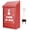 Red, variant on Metal Donation Box with Two Deposit Slot Heavy Duty Metal Collection Box for Donation Vote Key and Mail Wall Mountable