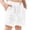 White, variant on OGLCCG Boys Cotton Linen Shorts Casual High Waist Lightweight Breathable Summer Beach Shorts with Pockets Loose Straight Leg Dress Shorts 5-15 Years