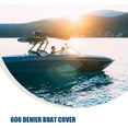thumbnail image 2 of Goodsmann 600 Denier boat cover, Silvery gray ,water resistant,weather protection,trailerable,Silver Poly, Center Console Covers 9921-0132-33(C Fits 22-24 ,Boats - Beam width to 102), 2 of 8