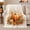 Pumpkin Centerpiece, variant on Rustic Harvest Pumpkin Still Life Autumn Farmhouse Living, Cozy Friendship Quote Scene, Warm Flannel Blanket for Ranch House and Living Room, Art Lovers Thanksgiving Gift, Festive Home Decor