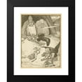 thumbnail image 2 of George Woolliscroft Rhead 15x18 Black Modern Framed Museum Art Print Titled - I Espied a Little Before Me a Cave, Where Two Giants, Pope and Pagan, Dwelt. (1898), 2 of 5
