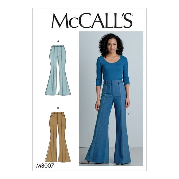 McCall's Pattern: Misses' Pants Sizes 6-8-10-12-14