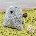 thumbnail image 2 of Hamster Sleeping Bag Plush: Soft Drawstring Rat Bed Small Animals Pouch Carrier, 2 of 4