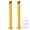 42inch, variant on DSSTYLES Safety Bollard, 2 Packs 48 Inch Height Bollard Post, 4.5 Inch Diameter, Yellow Safety Steel Bollard Post, with 8 Anchor Bolts, for Traffic Control, Driveway Barrier, Parking Pole