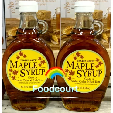 2 Packs Maple Syrup 100% Pure U.S. Grade A 8 fl oz Each Pack