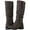 Grey, variant on GLOBALWIN Women's Chunky Heel Black Knee High Riding Boots 8M