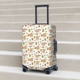 thumbnail image 3 of Wukai Squirrel And Mushroom Elastic Luggage Cover: Personalized Protection for Your Suitcase - Fits 19~29-inch, Washable & Durable Travel Companion-, 3 of 8