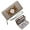 Grey, variant on GEEAD Wallet with Wrist Strap for Women Personalized RFID Wallet for Women crossed bats baseball leopard print Stylish Accessory Smooth Texture Everyday Wallet