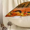 thumbnail image 4 of DaShan Fall Maple Leaves Throw Pillow Covers 18x18 Set of 2, Thanksgiving Pumpkin Linen Pillows Case for Bedroom Sofa Couch, 4 of 6