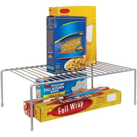 Kitchen Details Large Kitchen Shelf Organizer in White(15.16 x 10.24 x 5.51 inch)