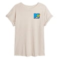 thumbnail image 2 of MTV - MTV Logo Grid - Women's Oversized Graphic T-Shirt, 2 of 4
