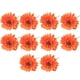 thumbnail image 4 of Flores artificiales de Gerbera Bewildely 10 uds ramo de un solo tallo Naranja, 4 of 6