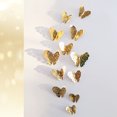 thumbnail image 5 of CAROOTU 12pcs 3D Hollow Butterfly Wall Sticker for Home Decor DIY Butterflies Fridge, 5 of 5