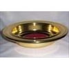 Artistic Manufacturing 920148 Offering Plate Brasstone Anod Alum Red Ihs 12 In.