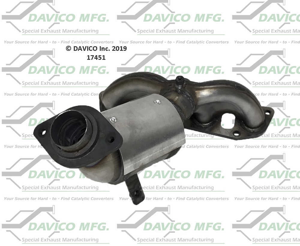 Davico Mfg 17451 Direct-Fit Catalytic Converter