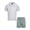 Gray/ Navy Green, variant on Ben Sherman Clothes Boys’ 2-Piece Tech Polo Short Outfit Set – Includes Short Sleeve Polo Shirt & Shorts, Comfortable Everyday Clothing for Baby, Toddler, Little & Big Boys Sizes (12M-14)